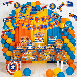 dart war birthday party supplies