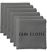 6 Pack Microfiber Gun Cleaning Cloth, 12"x12" Lint Free Gun Cleaning Rags, Reusable Microsuede Cl...