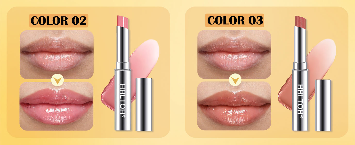 Honey Tinted Lip Balm for Women, Hydrating Lip Oil Stick Lipstick