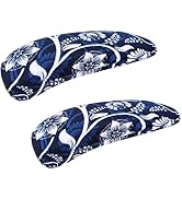 Smiry Stretch Printed Office Chair Armrest Covers, 2 Pcs Soft Fit Removable Washable Computer Des...