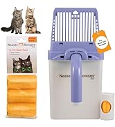 Neater Pet Brands Neater Scooper XL Cat Litter Scoop, 60 Refill Bags – Extra-Large Capacity Mess-...