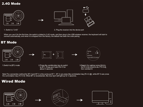 WIRELESS GAMING KEYBOARD