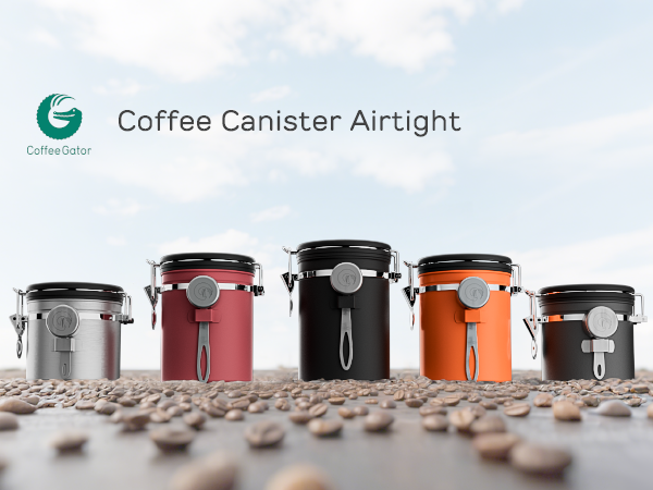 Coffee Gator Coffee Canister 22oz Airtight