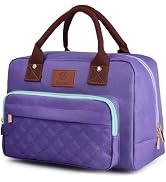 Genteen Lunch Box for Women & Men Adult Insulated Lunch Box with Front Pocket,Thermal Reusable Co...
