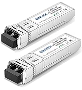 2Pack 10GBase-SR SFP+ Transceiver,10G SR SFP+ Multi-Mode LC Module 850nm,up to 300 m,Compatible w...