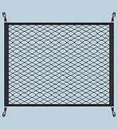 VEHIRIE Wagon Cargo Net for Utility Folding Wagon, Elastic Storage Bag Cover Nets with ABS Hook f...