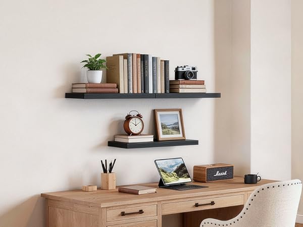 floating shelves for book