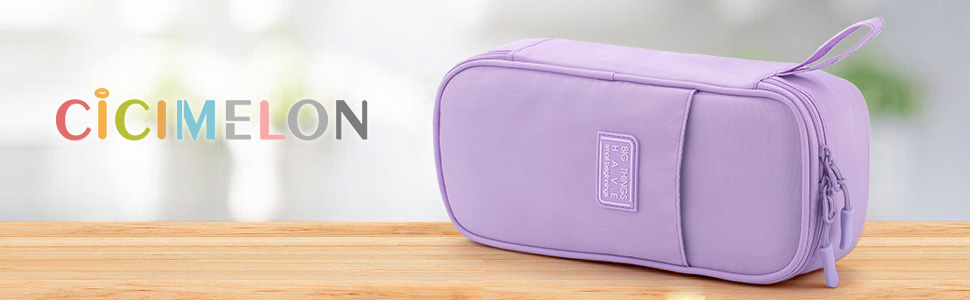 purple pencil case