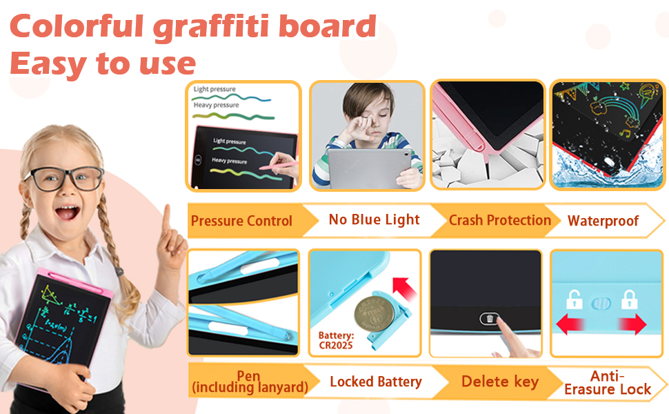 6pc colorful lcd writing tablet (3)