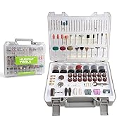 Huepar Tools Rotary Tool Accessories Kit, 510Pcs Accessories Kit,1/8 inch(3.2mm) Diameter Shanks,...