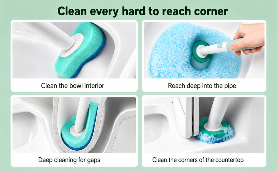 Flexible Swivel Head Reaches Every Corner