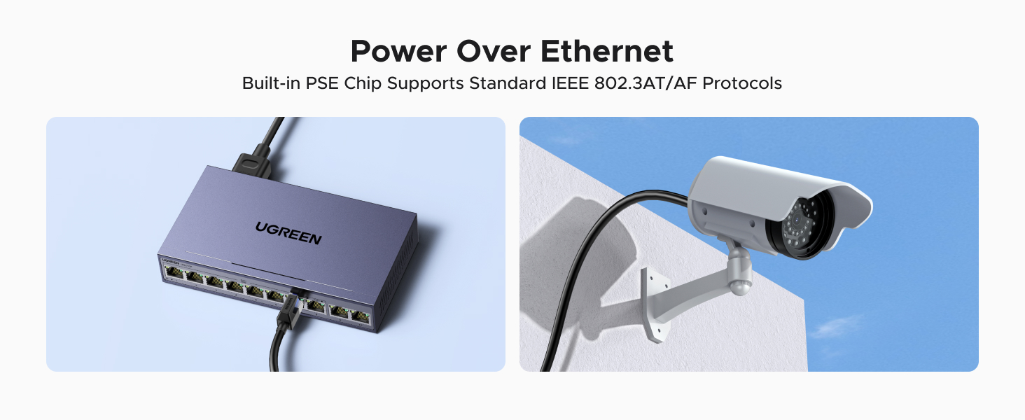 UGREEN Ethernet Switch 10-port PoE Switch