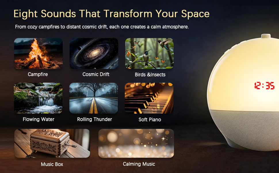 8 types of white noise