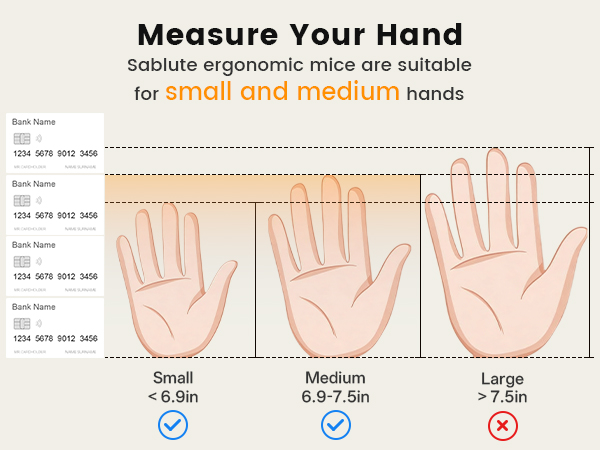 small and medium hands