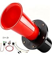 Ooga Air Horn 12V 111dB Aooga Ahooga Horn Complete Kit - Antique Classic Vintage Old Car Sound fo...