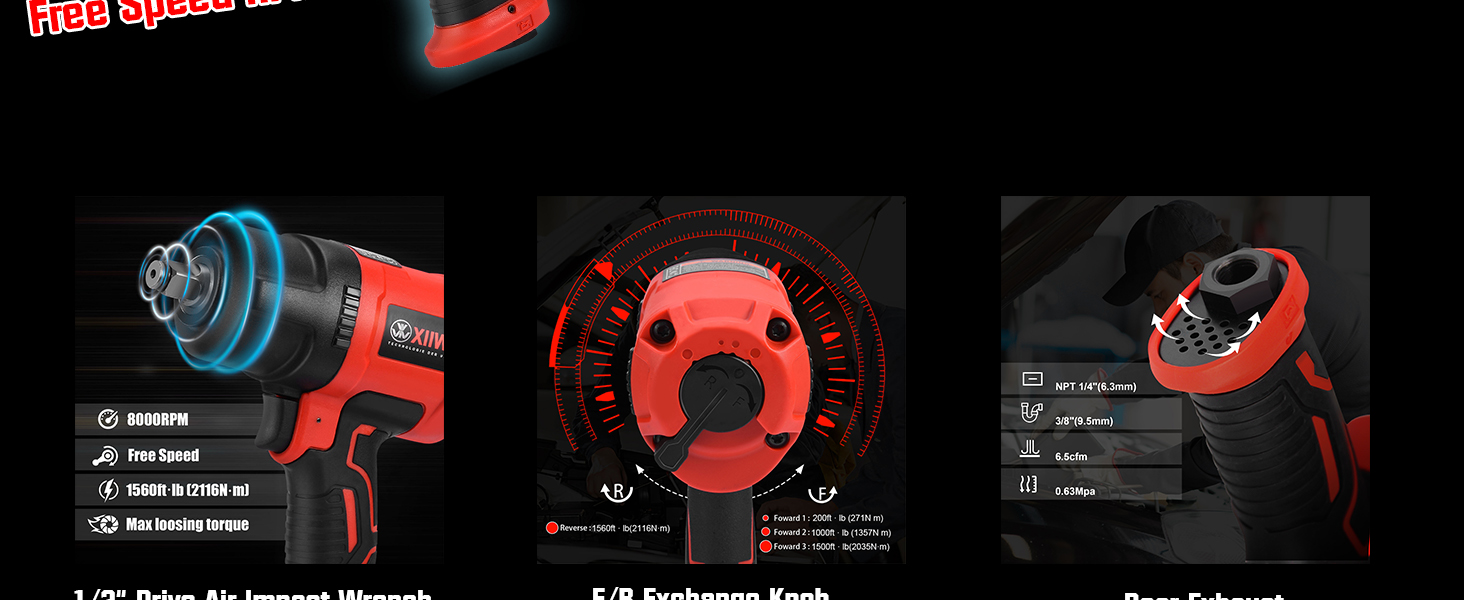 1/2 air impact wrench