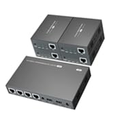 150m HDMI Splitter Extender 1x4 Transmit Remote 1080P Audio Video Over Cat5e/6 Ethernet Mirror 4 ...