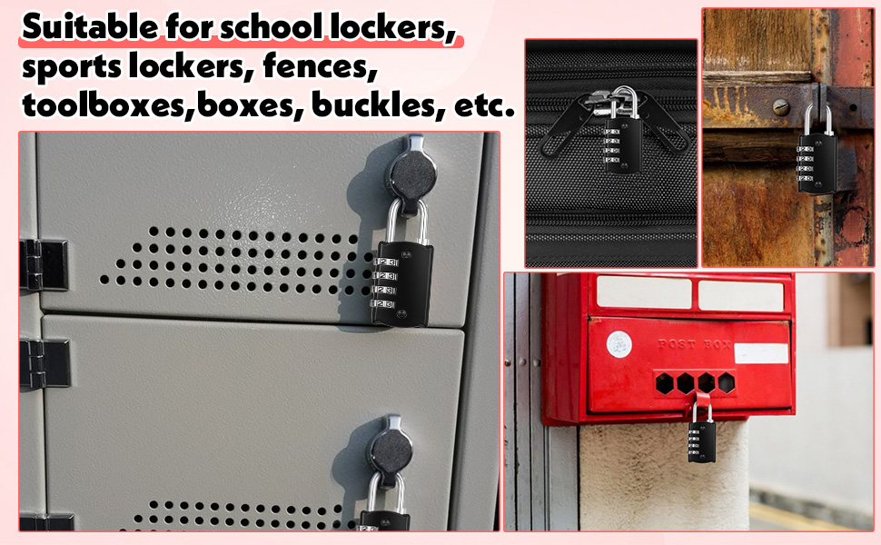 20 Pcs 4 Digit Combination Lock