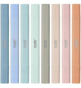 BLIEVE- Aesthetic Bible Highlighters No Bleed Through Assorted Colors, Cute Highlighter Dual Tip ...