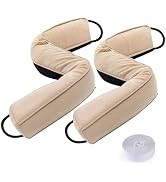 Sunolga 2 Packs 38 Inches 2.2LB Weighted Door Draft Stopper Filled with Glass Beads & Cotton, Rem...