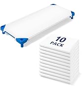 Comfyanno Cot Sheets for Daycare Standard Size - 23" x 51" - 10 Pack Bulk - Daycare Essentials - ...