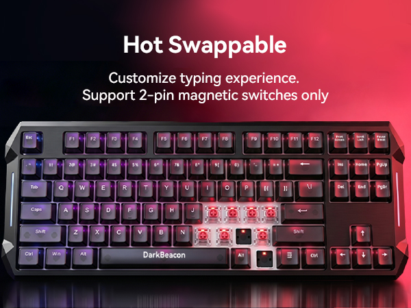 keyboard hot swappable