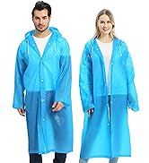 blue adult raincoat