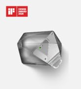 Aulumu A39 Geometric AirPods Pro 3 Case with Lock | Protective Cover with Nylon Buckle | Alloy Ar...