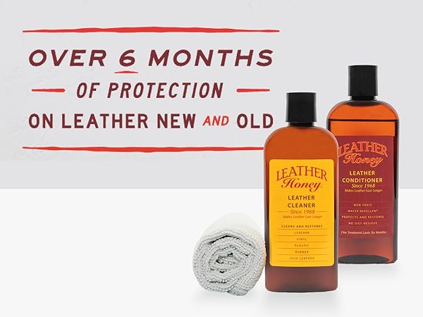 Over 6 months of protection on leather new and old.