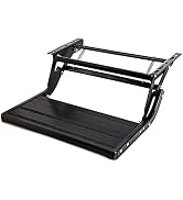 Homeon Wheels RV Camper Steps Compact One-Hand Expand or Collapse Manual Single Drop Down Steps M...