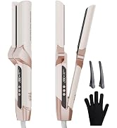 Quico Air Straightener, Ionic Hair Straightener with High-Speed Airflow, 5 Temps & Dual Voltage 2...