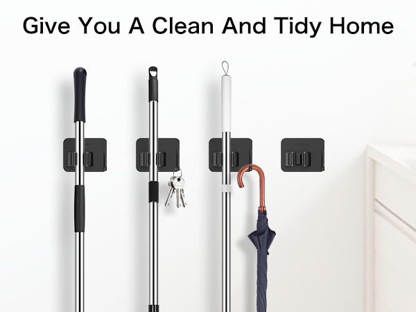 Broom Holder Wall Mount