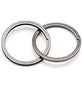 Green Beret Tactical Titanium Key Rings for Key Carabiner Side Pushing Heavy Duty Keyring Quick R...