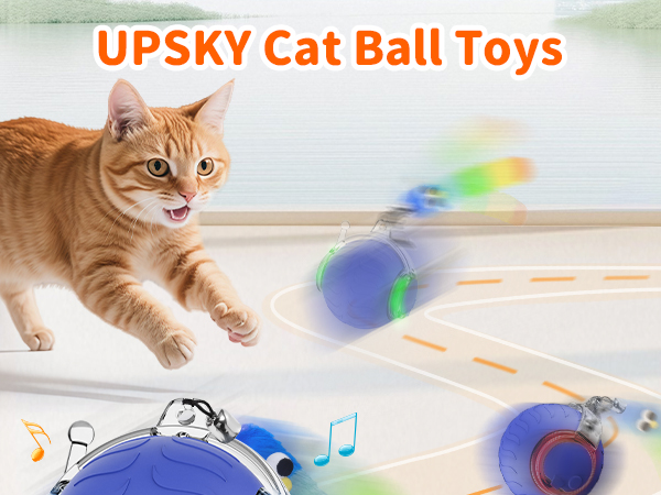 cat toy interactive ball