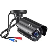 ZOSI 1080P HD TVI Security Camera for Home Office Surveillance CCTV System Bullet BNC Camera with...