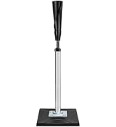 Zdgao Portable Batting Tee for Baseball/Softball, Height Adjustment 25"-37" Hitting Tee with Remo...