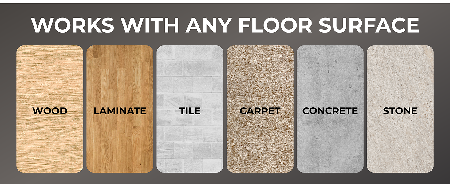 works with any floor surface