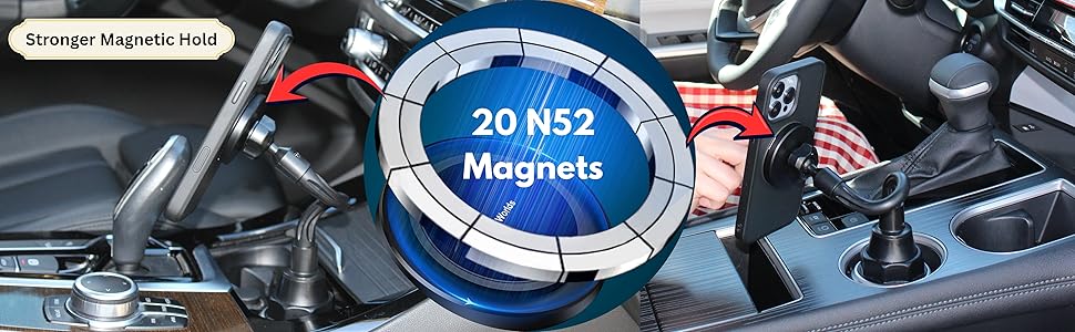N52 Magnet for cupholder