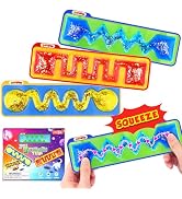 Squishy Sensory Toys for Kids - 3 Pack Fidget Toy Sensory Tube for Autism - Quiet Fidget for Clas...