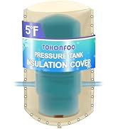 3-Way Round Well Pressure Tank Cover (5°F) - Insulated Well Pump Cover - Water Well Tank Covers -...