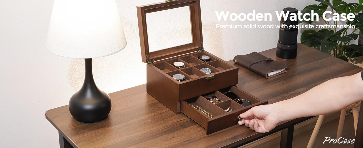 wooden watchcase