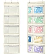 RUIPBOTE Kids Weekly Clothes Organizer – Day of the Week Hanging Closet Storage for School Outfit...