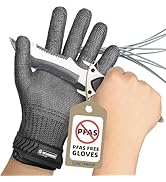 Schwer Ultimate Cut Resistant Gloves Beyond ANSI A9, Reinforced Stainless Steel Glove, Food Grade...