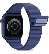 Nylon Loop Sport Band Compatible with Apple Watch Bands for Women Men 40mm 44mm 45mm 46mm 49mm 38...