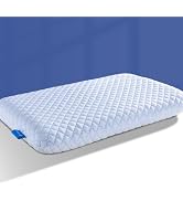 SofGlowly Ultra Thin Flat Pillows for Sleeping, Cooling Gel Infused Memory Foam Pillow 2.75 inch ...