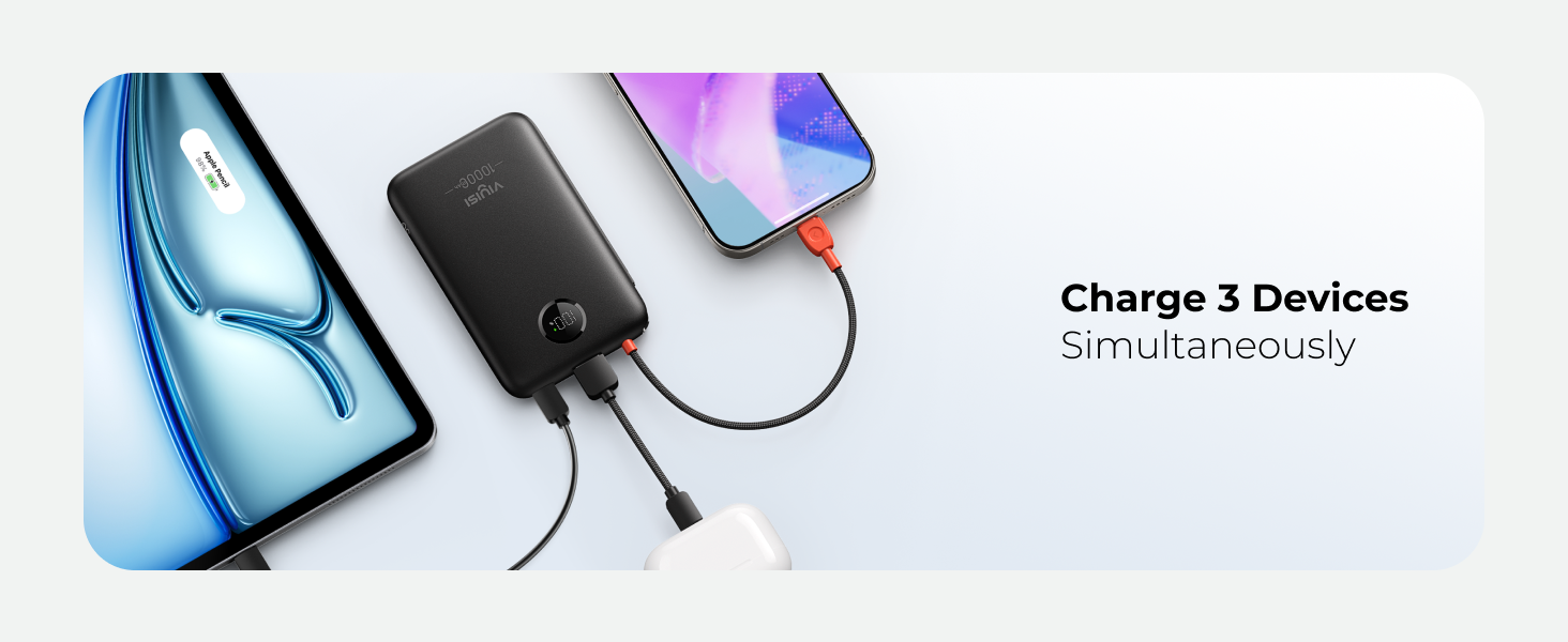 on the go portable charger with built-in cable