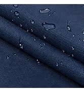 HYVAKUPPA Waterproof Canvas Cloth Fabric by The Yard 60" W 600D Oxford Polyester Upholster Fabric...
