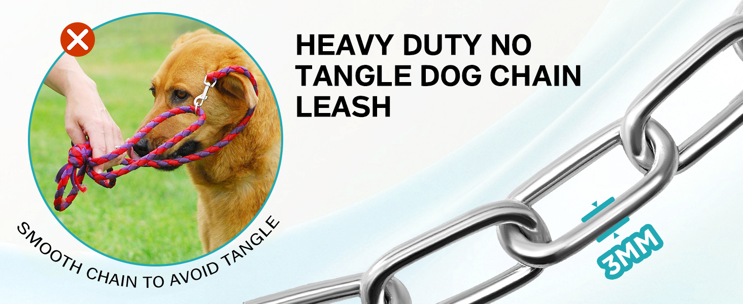 outdoor dog leash for yard