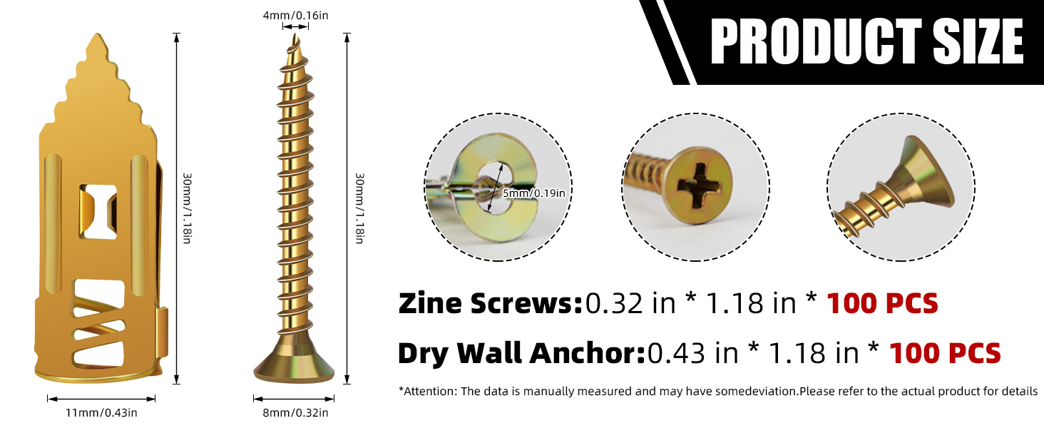 Self Drilling Drywall Anchors