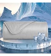 Lightweight Summer Blanket for Hot Sleepers, Throw(50" x 70") Double-Sided Keep Body Cool,Silky S...